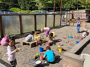 めぐみ保育園 園庭